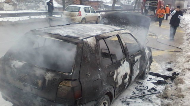 Izgoreno auto u Bjelavama