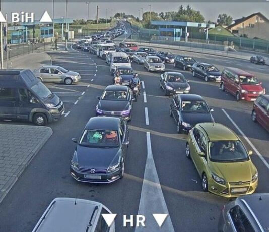 Duge kolone na izlazu iz BiH, na ovim prijelazima čeka se najviše