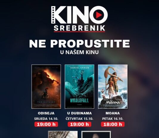 I ove sedmice veliki filmski hitovi u Kinu Srebrenik