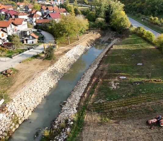 Nastavak uređenja i sanacije obala rijeke Tinje u naselju Bjelave
