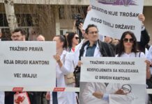 Ljekari u Tuzlanskom kantonu od 18. maja stupaju u generalni štrajk: Primat će samo hitne slučajeve