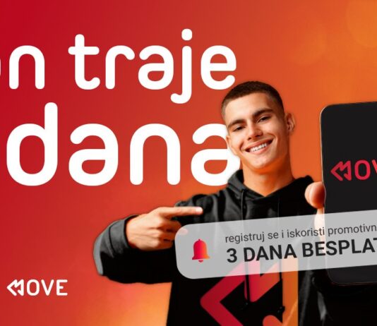 Evo kako da probate MOVE aplikaciju besplatno