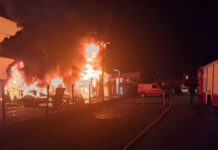 Veliki požar zahvatio fabriku jahti čiji je suvlasnik Džanan Musa, pričinjena velika materijalna šteta