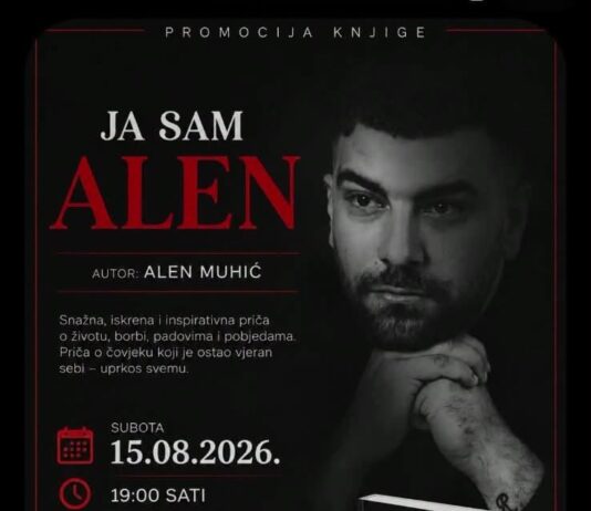 OGUS: U subotu, 15. avgusta promocija knjige “Ja sam Alen”