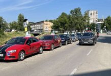 Protest autoškola u Tuzli