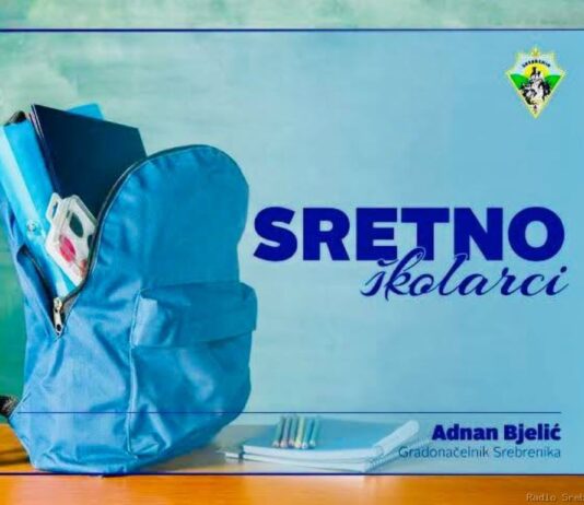 Čestitka gradonačelnika Srebrenika povodom nove školske godine