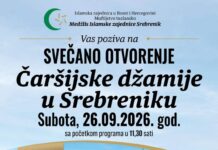 Izmjene u režimu odvijanja saobraćaja na dan otvorenja Čaršijske džamije