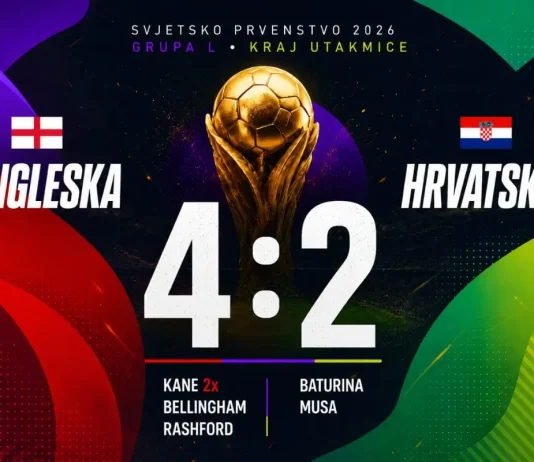 Englezi nakon spektakla slomili otpor Vatrenih