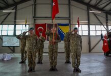 U kampu Butmir održana je ceremonija primopredaje dužnosti za turski kontingent koji služi u okviru EUFOR-a