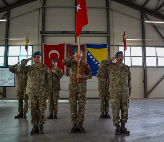 U kampu Butmir održana je ceremonija primopredaje dužnosti za turski kontingent koji služi u okviru EUFOR-a