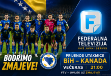 Federalna televizija osigurala prijenos utakmica reprezentacije BiH sa Svjetskog prvenstva