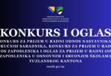 Konkurs u školama TK: Traže se nastavnici, stručni saradnici i drugi zaposlenici