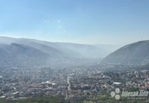 Proglašena tehničko-tehnološka nesreća: Mostar pod gustim dimom