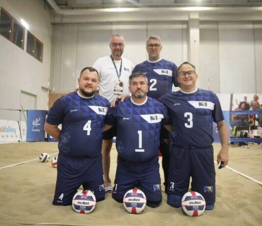 Na prvom Beach ParaVolley European Championshipu reperezentacija BiH osvojila zlatnu medalju