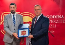 Univerzitet u Tuzli dobio prigodnu poštansku marku za 50. godišnjicu