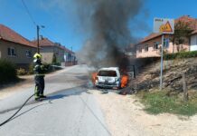 Vatrogasci gasili požar automobila u Špionici