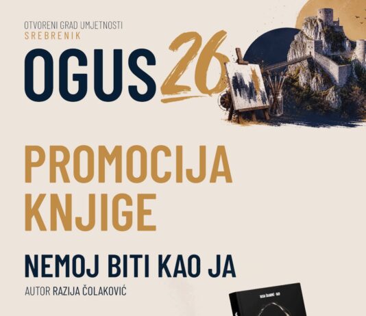 Manifestacija OGUS: U ponedjeljak promocija knjige Razije Čolaković: “Nemoj biti k’o ja”