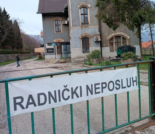 Rudari Breze i Bile odustali od protesta u Sarajevu, ostaju u neposluhu do isplate plaće