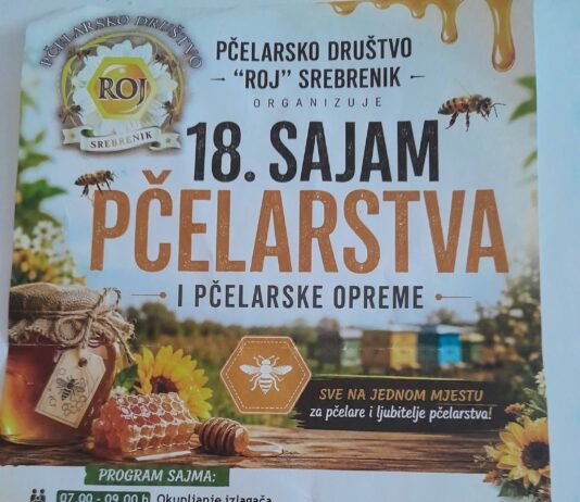Sutra 18. sajam pčelarstva i pčelarske opreme u Srebreniku