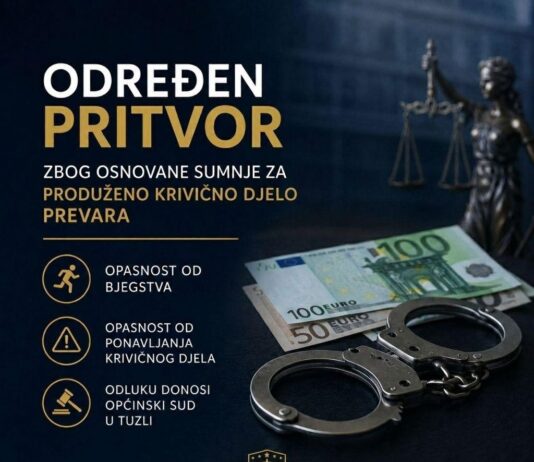 Određena mjera pritvora za Anu Mariu Pranjić (42) iz Tuzle