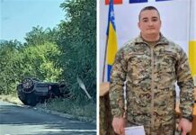 Pripadnik OS BiH poručnik Nedim Mulić spasio majku i bebu iz prevrnutog automobila